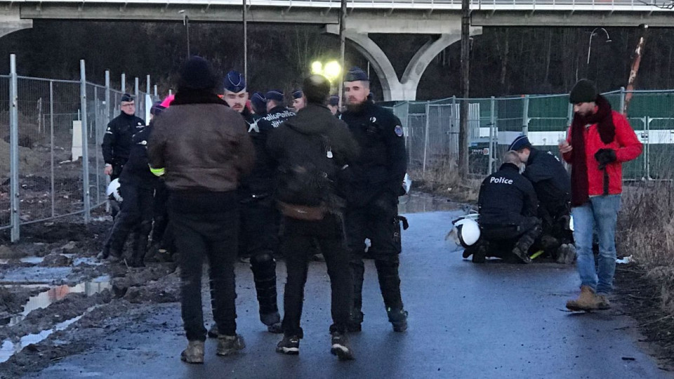 Manifestation à la future méga prison à Haren: des arguments environnementaux parmi les revendications