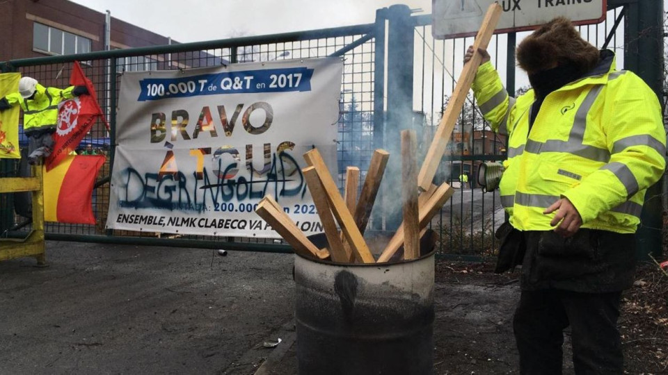 Toujours pas de sortie de crise chez NLMK à Clabecq