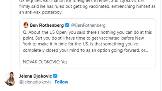 Novak Djokovic's Wife in an Ugly Online Fight