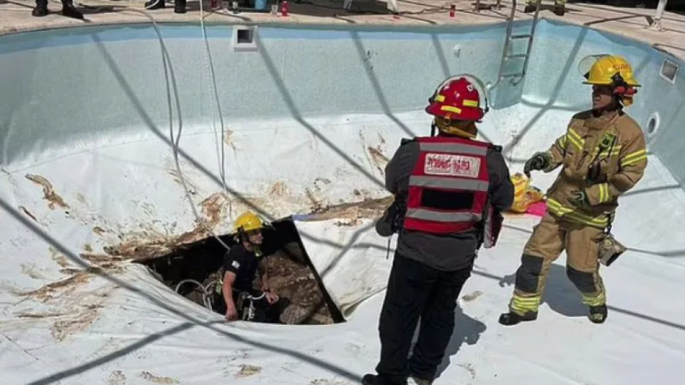 Tragic Incident: A Man Dies After Swimmingpool Sinkhole Has Sucked Him