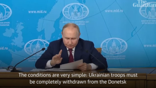 Vladimir Putin Issues New Demands to Ukraine to End War